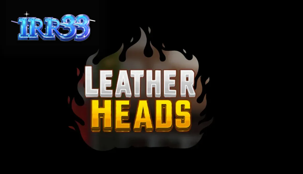 Tampilan visual slot Leatherheads dengan tema kru pemadam kebakaran neon