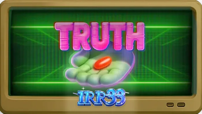 Tampilan layar permainan slot Truth dengan tema investigasi konspirasi